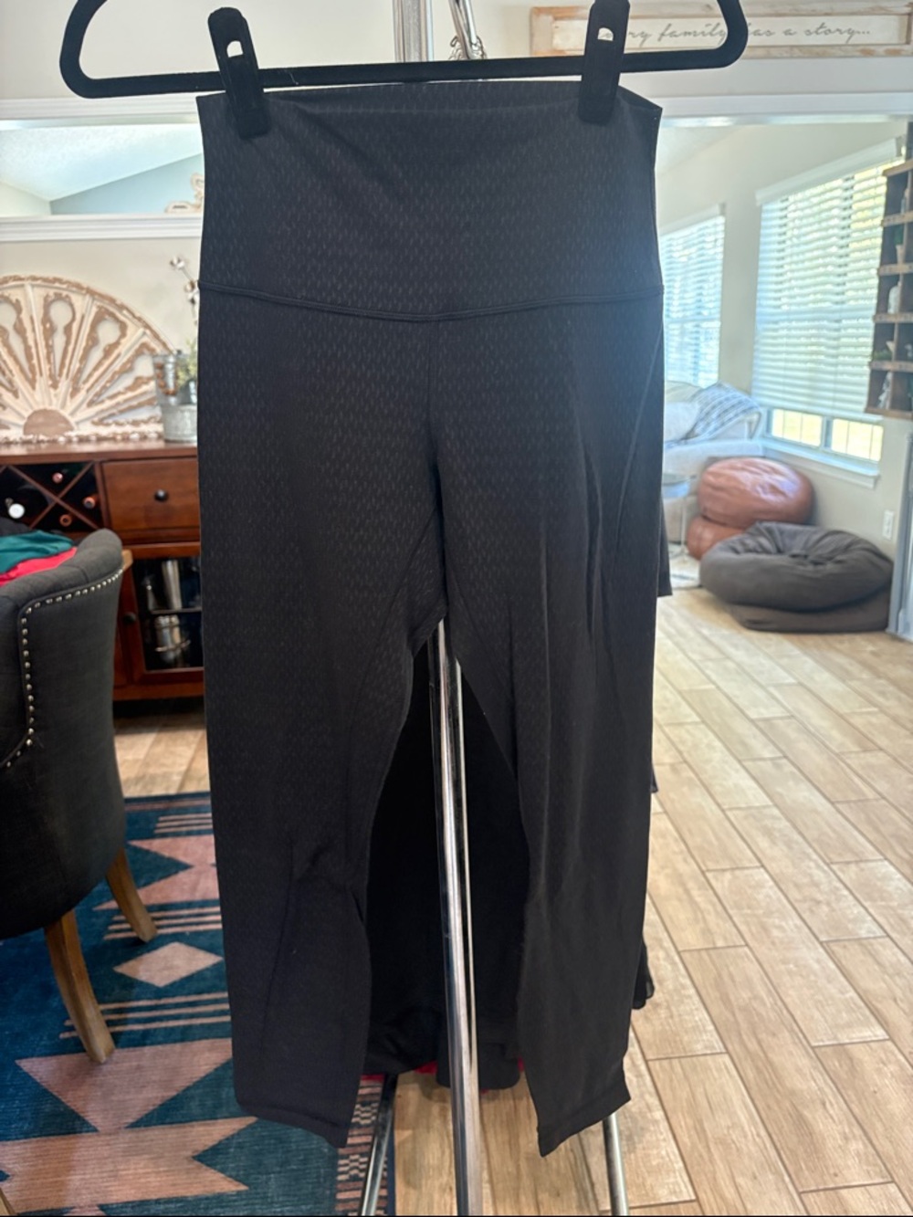 lululemon Black High-Rise Ankle & Cropped leggings size 6